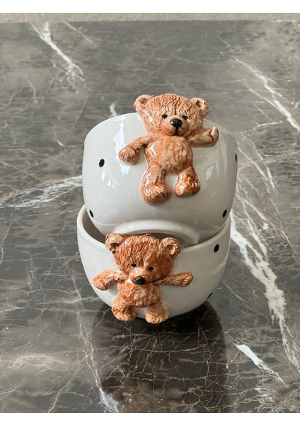 Teddy Bear 2 Adet Kabartma Kase 300ML fiyatları
