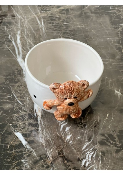 Teddy Bear 2 Adet Kabartma Kase 300ML modelleri