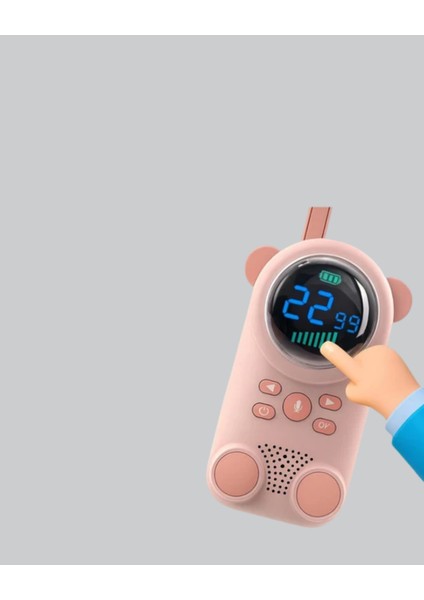 Uzun Menzilli Bebek Telsizi 1-3 Km Çekim 22 Kanal LCD Ekran Vox Şarjlı - MR000K-1FN569 fiyatları