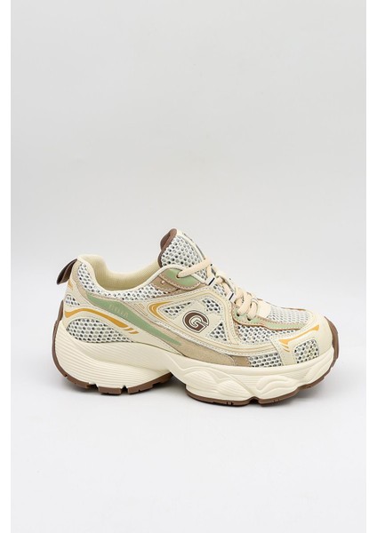 Ithal Kalın Taban Unisex Spor Ayakkabı Bej