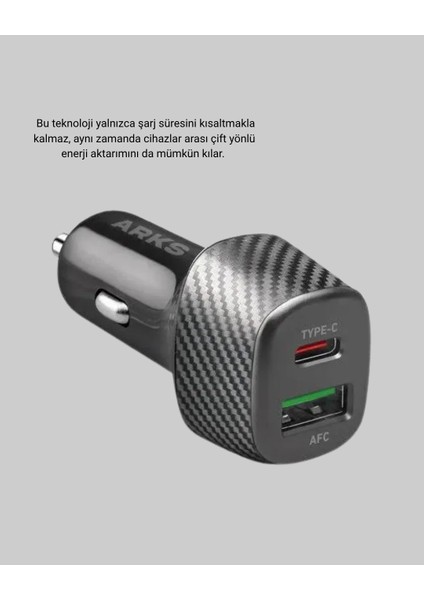 Araç Tipi Hızlı Şarj Adaptörü Type-C Pd USB Çift Port Kompakt - MB000X-2GVBS4 fiyatları