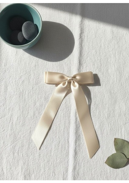 Saten Fiyonk Saç Tokası modelleri