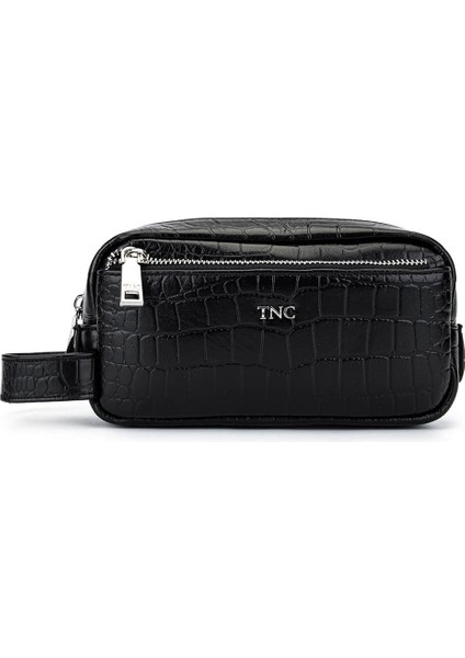 Erkek Hakiki Deri Siyah Kroko El Çantası 1012 2020 Erk Cnt SK25-26 Sıyah Kroko