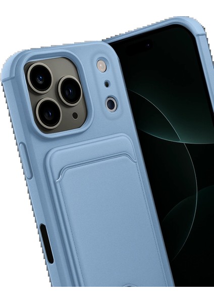 Apple iPhone 17 Pro Max Kelvin Kartvizitli Silikon - MAVI-(5796) - MR000K-1FS5E2 modelleri