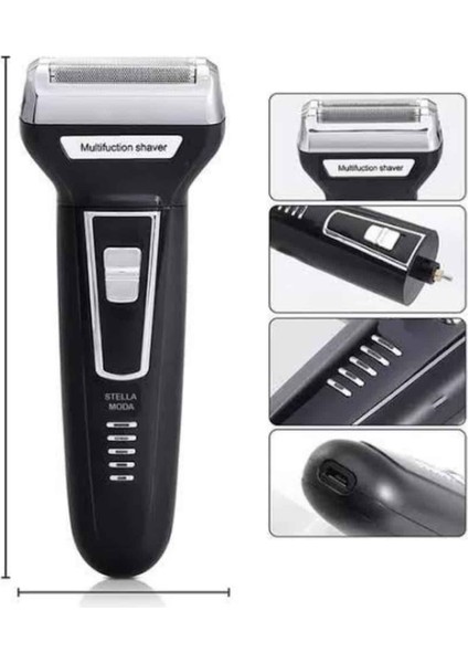 3'lü Set Saç Sakal Kesme Traş Makinesi Burun Kılı Alma Tıraş Makinesi - MR000K-1FYO25 modelleri