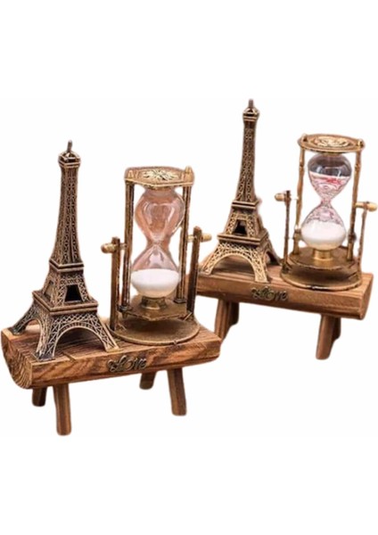 Eyfel Kuleli Kum Saati Dekoratif Hediyelik Eşya Retro Eyfel Kulesi - MR000K-1FY9V9 fırsatları