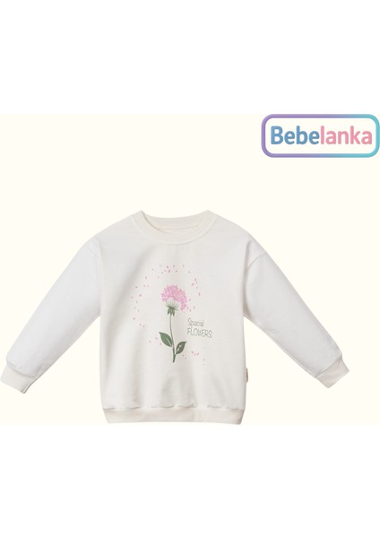 Kız Çocuk Çiçekli Bomber Ceket Sweatshirt ve Jean Pantolon 3'lü Takım modelleri