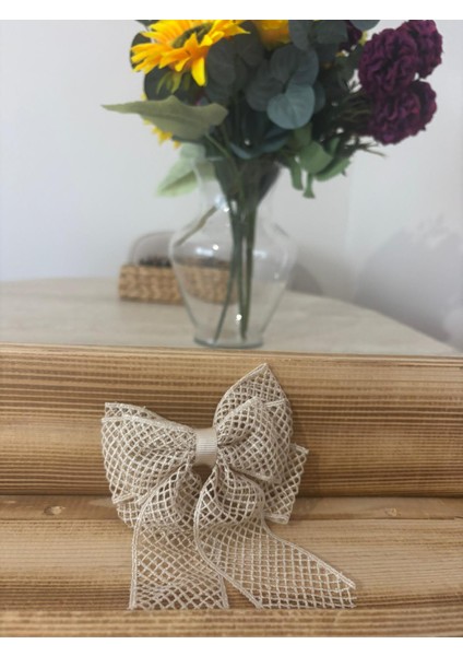 File Dokulu Büyük Fiyonk Saç Tokası fiyatları