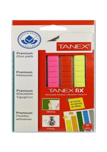 Tanex Tack-It Hamur Yapıştırıcı 50 gr Renkli 1 Adet