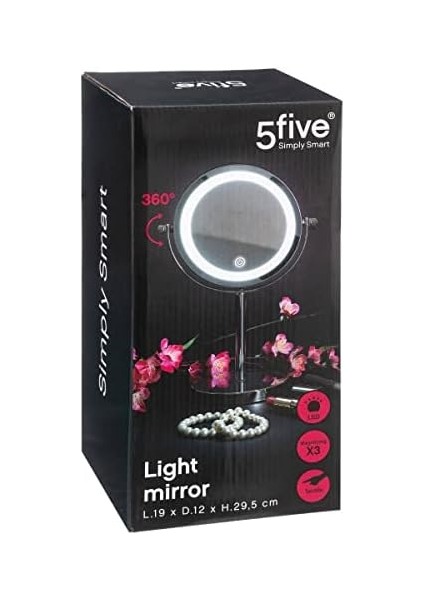 Mudo Concept Boho Aydınlatmalı Büyüteçli Ayna 11,7 x 18 x 29,5 cm fiyatları