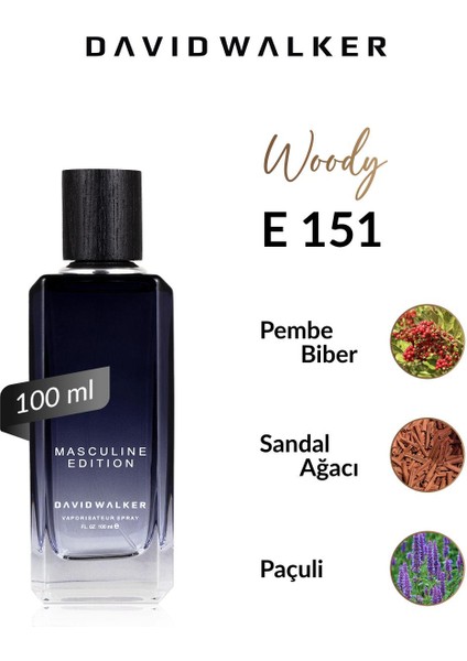 E151 David Walker 100 ml Erkek Parfüm | Woody
