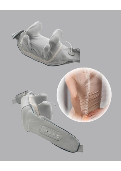Titreşimli Boyun Masaj Cihazı Isı Terapili Şarjlı Vnb-01 Ergonomik U Tasarım - MR000K-1FMK63 fırsatları