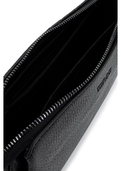 Erkek Hakiki Deri Siyah Floter El Çantası 147 894 Erk Cnt SK25-26 Sıyah Fltr fırsatları