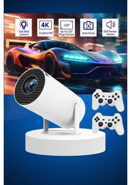 Ayaklı Oyun Projeksiyonu Çift Kollu Taşınabilir Sinema Projektörü - MR000K-1FXOQ8 modelleri