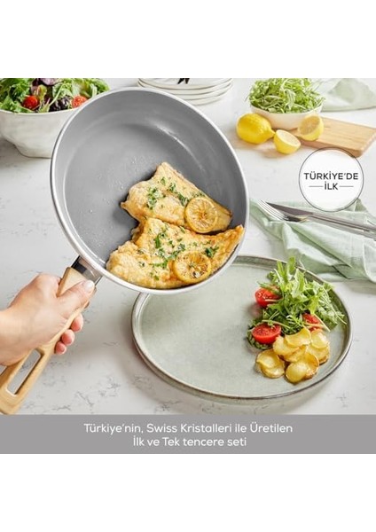 Swıss Crystal 30 cm Tava Creamy modelleri