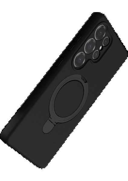 Samsung Galaxy S24 Ultra Regal Magsafe Standlı Kapak - SIYAH-(5796) - MR000K-1FDNB2 modelleri