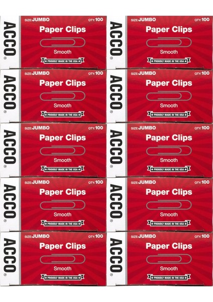 Kağıt Klipleri,, Pürüzsüz, Ekonomi, 10 Kutu, 100/KUTU (72580),GÜMÜŞ fiyatları