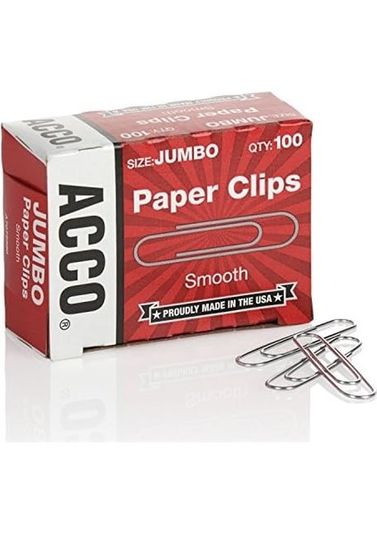 Kağıt Klipleri,, Pürüzsüz, Ekonomi, 10 Kutu, 100/KUTU (72580),GÜMÜŞ modelleri