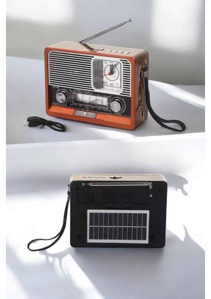 Ahşap Görünümlü Retro Bluetooth Radyo Usbaux ve Sd Kart Girişli - MR000K-1FS6F4 indirimleri