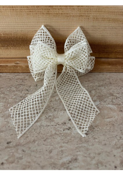 File Dokulu Büyük Fiyonk Saç Tokası modelleri