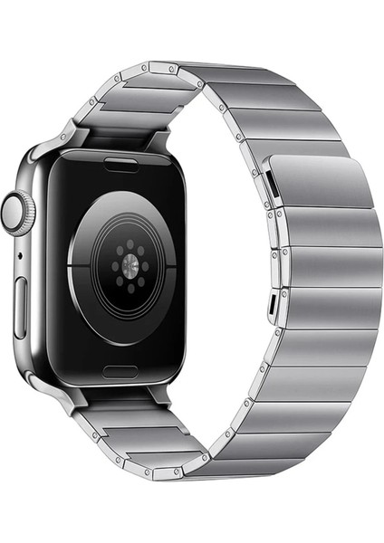 Apple Watch 38MM KR404 Huks Kordon - GÜMÜŞ-(5796) - MR000K-1GHTD5