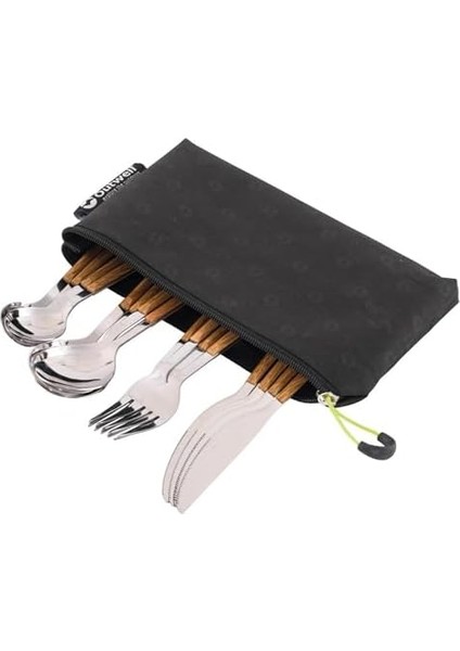 Pouch Cutlery Set Deluxe Kamp & Piknik Çatal Bıçak Takımı