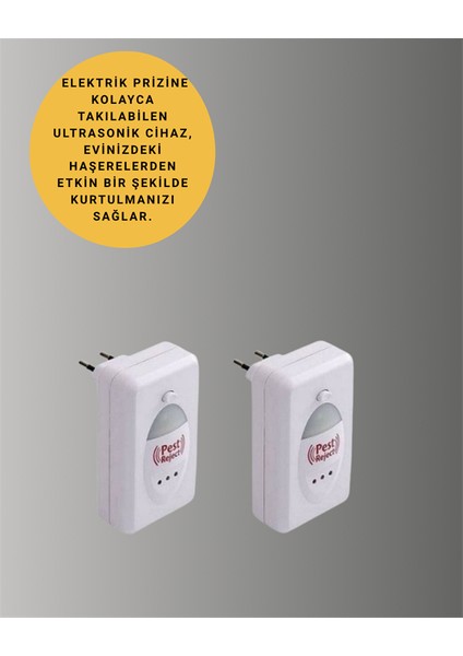 Ultrasonik Ses Dalgalarıyla Kimyasalsız Fare ve Böcek Kovucu Cihaz - MR000K-1FWBV9 modelleri