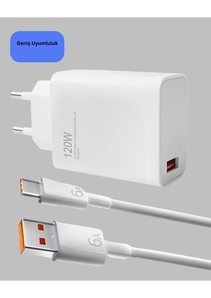 120 Watt Type C Şarj Başlığı Poco X3 X4 X5 Pro Uyumlu - MR000K-1FS3P1 fiyatları