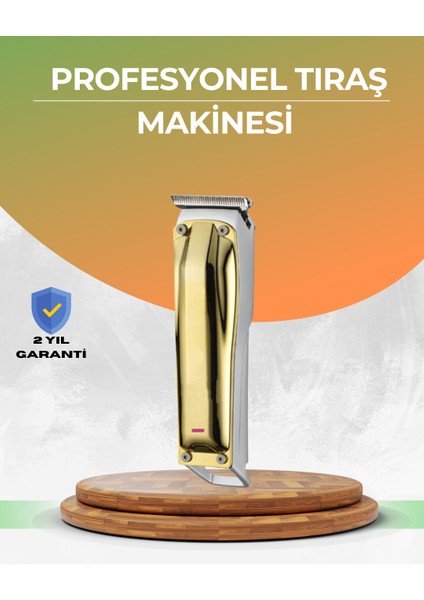Berber Tipi Saç Sakal Kesme Makinesi USB Şarjlı Sessiz Motorlu - MB000X-2GZM67