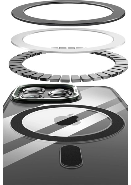 iPhone 14 Pro Max Drop Magsafe Kapak - Titan GRI-(5796) - MR000K-1FV3W1 modelleri