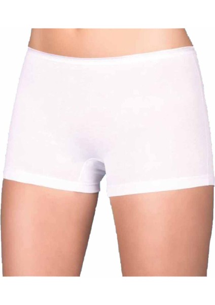 Likralı Süprem Bayan Boxer Short Beyaz 2100B fiyatları