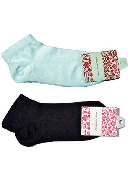 Siyah ve Beyaz Kadın Bilek Çorap 15 Çift modelleri