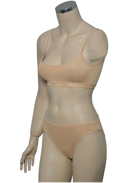 Pedli Ip Askılı Yarım Atlet Büstiyer Külot Takım Ten Rengi fırsatları