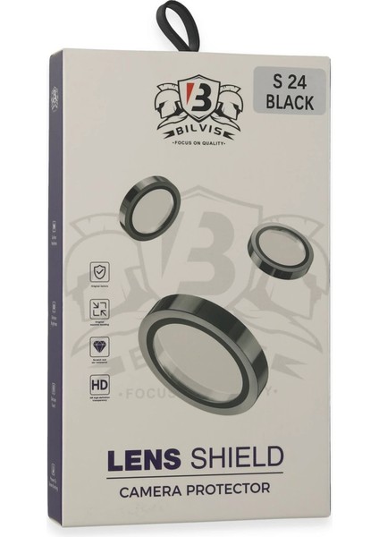 Samsung Galaxy S24 Bilvis Titan Kamera Lens - Siyah modelleri