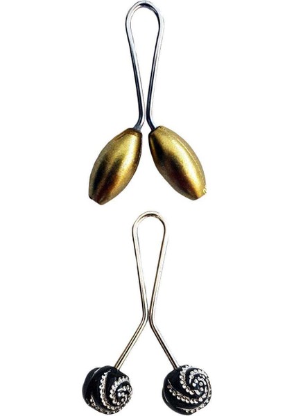 2 Adet Tesettür Eşarp ve Şal Klipsi Set 4