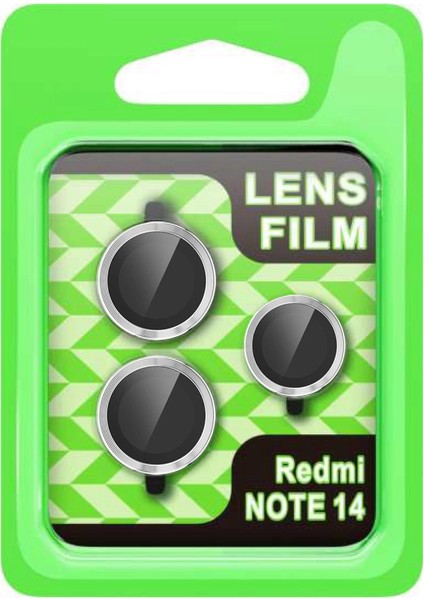 Xiaomi Note 14 5g Raze Metal Kamera Lens - Gümüş