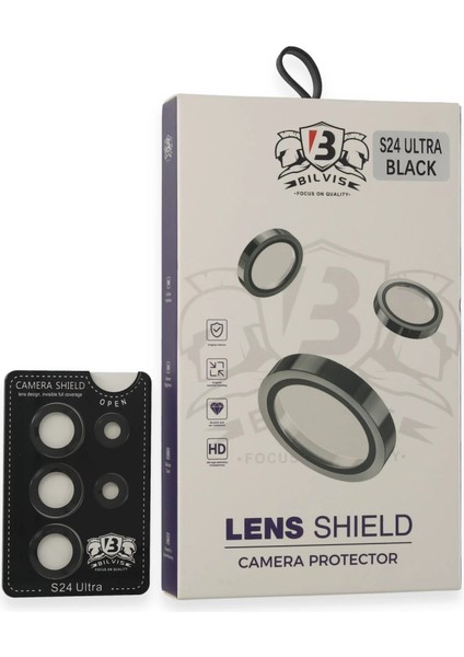 Samsung Galaxy S24 Ultra Bilvis Titan Kamera Lens - Siyah