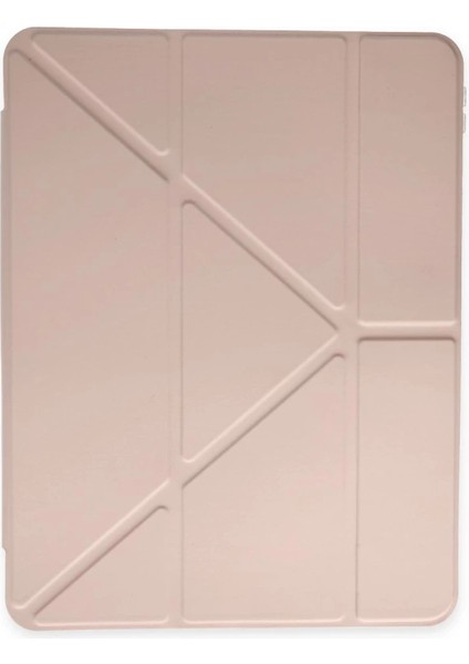 Ipad Pro 12.9 (2021) Kılıf Kalemlikli Mars Tablet Kılıfı - Rose Gold modelleri