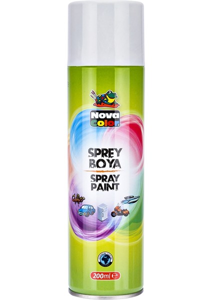 Nova Color Sprey Boya 200 ml Beyaz