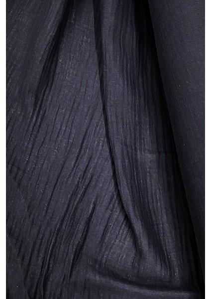 Çok Amaçlı Müslin Pamuklu Bebek Örtü ve Battaniye Kumaşı Müslin Bez Siyah 27 fiyatları