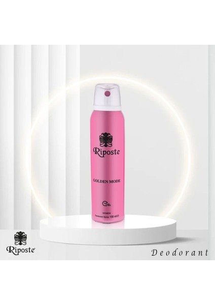Riposte 24 Saat Etkili Kadın Deodorant - Golden Mode - 150 ml