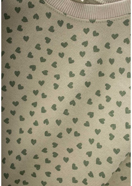 Sweatshirt Takım 2-8 Yaş Kalp Desen modelleri