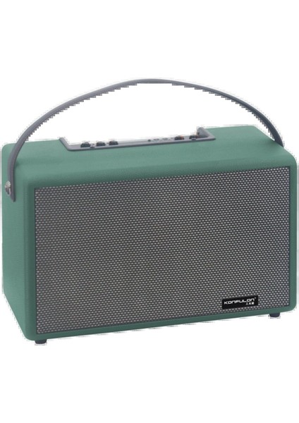 F32 2X50W Sürücülü 2 Adet Mikrofonlu Bt 5.2 Kablosuz Hoparlör - YEŞIL-(5796) - MR000K-1FTQ88