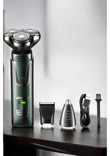 Yüksek Performanslı 3 Başlıklı Profesyonel Tıraş Makinesi - MR000K-1FT3L8