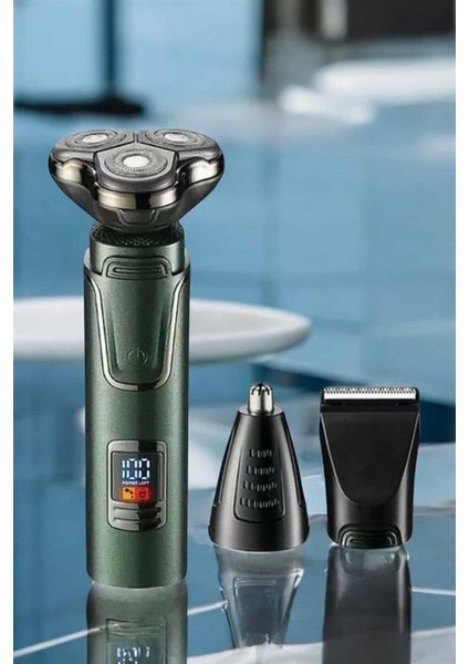 Yüksek Performanslı 3 Başlıklı Profesyonel Tıraş Makinesi - MR000K-1FT3L8 fırsatları