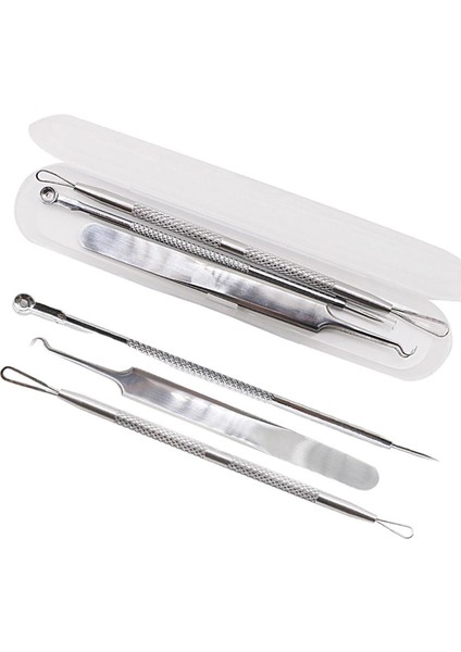 Paslanmaz Çelik Siyah Nokta Sivilce ve Akne Temizleyici Set 3'lü Kit fiyatları