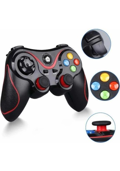 Kablosuz Oyun Kolu Bluetooth Joystick Gamepad Android Uyumlu indirimleri