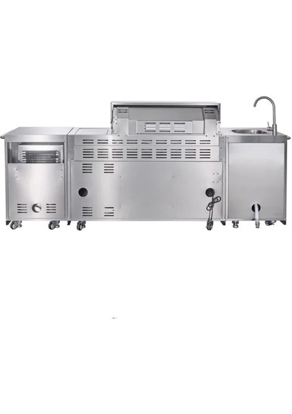 6+2 Barbekü ve Buzdolaplı Outdoor Mutfak BRGG-275S fırsatları