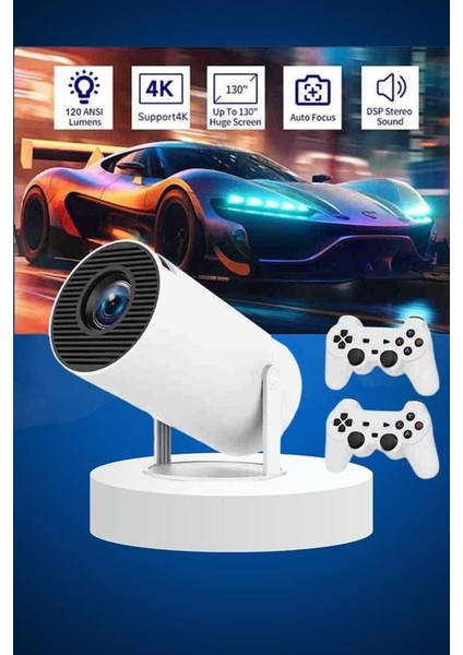 Ayaklı Oyun Projeksiyonu Çift Kollu Taşınabilir Sinema Projektörü - MR000K-1FT0N7 modelleri