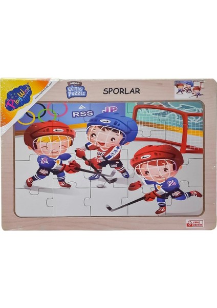 Ony-85-86-87-88 Ahşap Eğitici Puzzle Sporlar -Onyıl fiyatları
